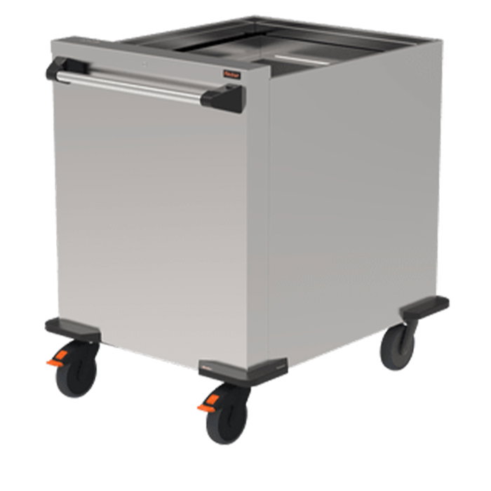 Rieber Carro Dispensador Pg-Gn 2/1 - Carro de Transporte y Almacenaje en Acero Inoxidable