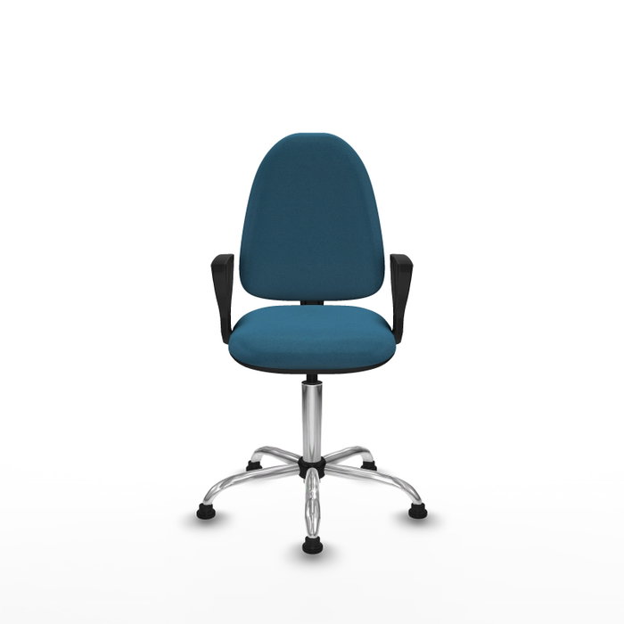 PIQUERAS Y CRESPO Silla de oficina Aýna Verde petróleo con Brazos Fijos PIQUERAS Y CRESPO Silla de oficina Aýna Verde petróleo con Brazos Fijos