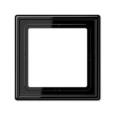 Jung LS 981 Marco de cobertura negro 1f Jung LS 981 Marco de cobertura negro 1f