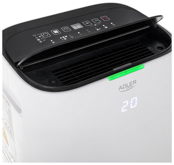 Adler AD 7863 2w1 Osuszacz i Oczyszczacz Powietrza 25L/dobę HEPA H13 Biały
