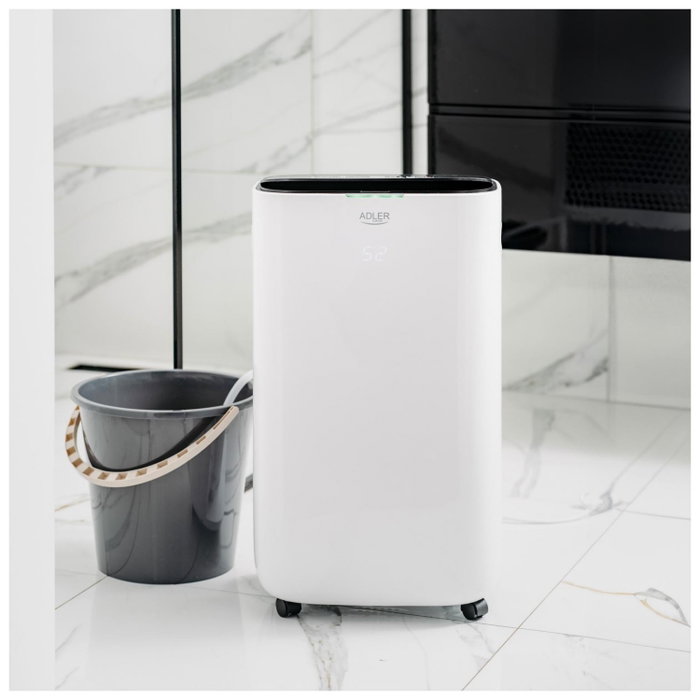 Adler AD 7863 2w1 Osuszacz i Oczyszczacz Powietrza 25L/dobę HEPA H13 Biały