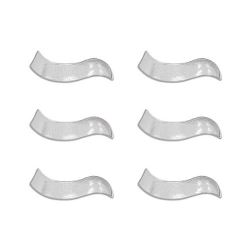 Ola Fuente Pequeña de Vidrio, Forma de Ola, 18 x 15 cm, Complemento de Cristalería, Colección Ola (Set de 6)