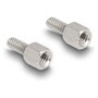 DeLOCK Carcasa de Plástico para Conector D-Sub 9 Pines Negro