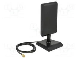 DeLOCK 89590 Antena WLAN direccional 9 dBi con base magnética y conector RP-SMA