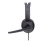 MANHATTAN Auriculares USB Mono de Diadema Oficina con Micrófono Boom Plegable Unidireccional 20-20000 Hz 1.5m Negro