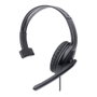 MANHATTAN Auriculares USB Mono de Diadema Oficina con Micrófono Boom Plegable Unidireccional 20-20000 Hz 1.5m Negro