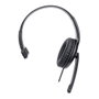 MANHATTAN Auriculares USB Mono de Diadema Oficina con Micrófono Boom Plegable Unidireccional 20-20000 Hz 1.5m Negro