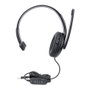 MANHATTAN Auriculares USB Mono de Diadema Oficina con Micrófono Boom Plegable Unidireccional 20-20000 Hz 1.5m Negro