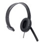 MANHATTAN Auriculares USB Mono de Diadema Oficina con Micrófono Boom Plegable Unidireccional 20-20000 Hz 1.5m Negro