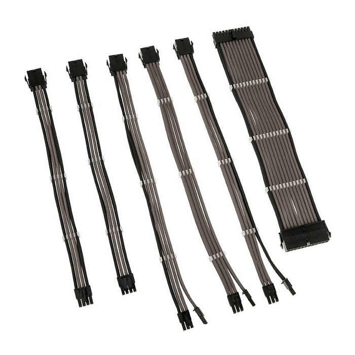 Kolink Core Adept Braided Cable Extension Kit - Gunmetal Kolink Core Adept Braided Cable Extension Kit - Gunmetal