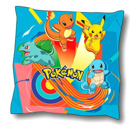 Nintendo Cojin Pokemon 40x40cm 100% Microfibra