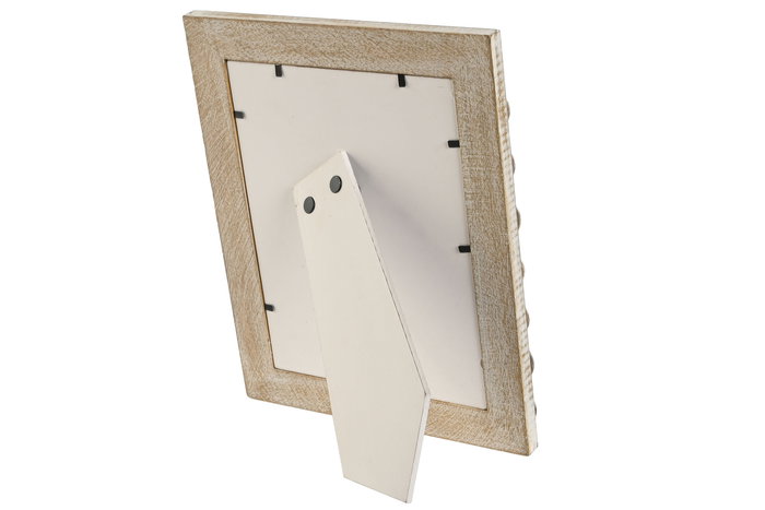 Marco Foto 15X20 Indio DKD Home Decor Blanco Marron 3 x 26 x 21 cm