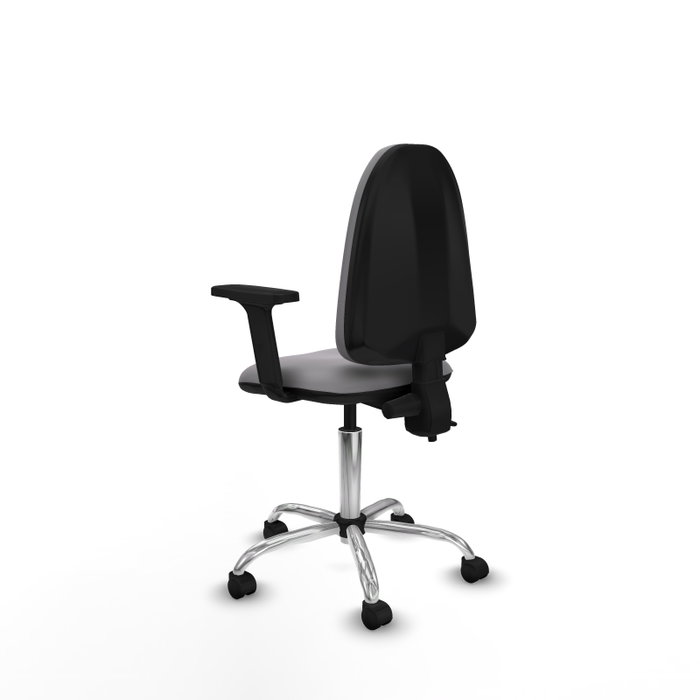 PIQUERAS Y CRESPO Silla de oficina Aýna Gris con Brazos 2D