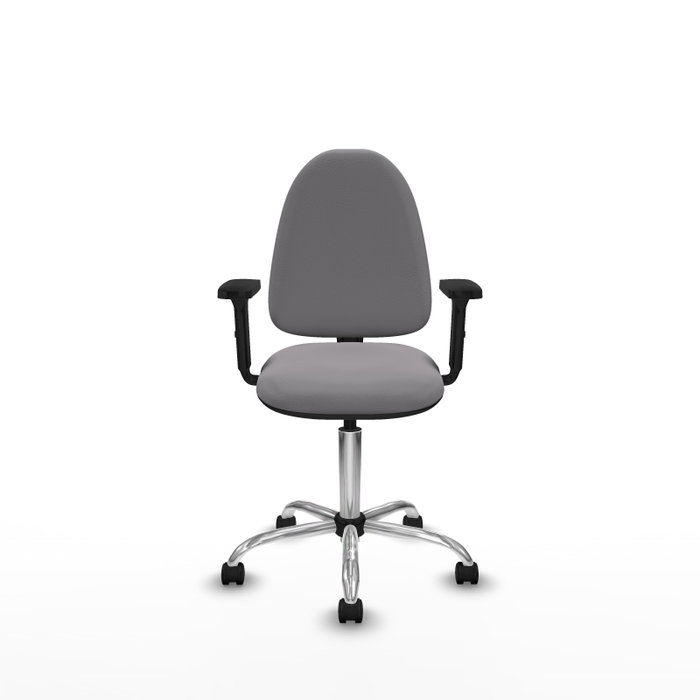 PIQUERAS Y CRESPO Silla de oficina Aýna Gris con Brazos 2D