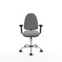 PIQUERAS Y CRESPO Silla de oficina Aýna Gris con Brazos 2D