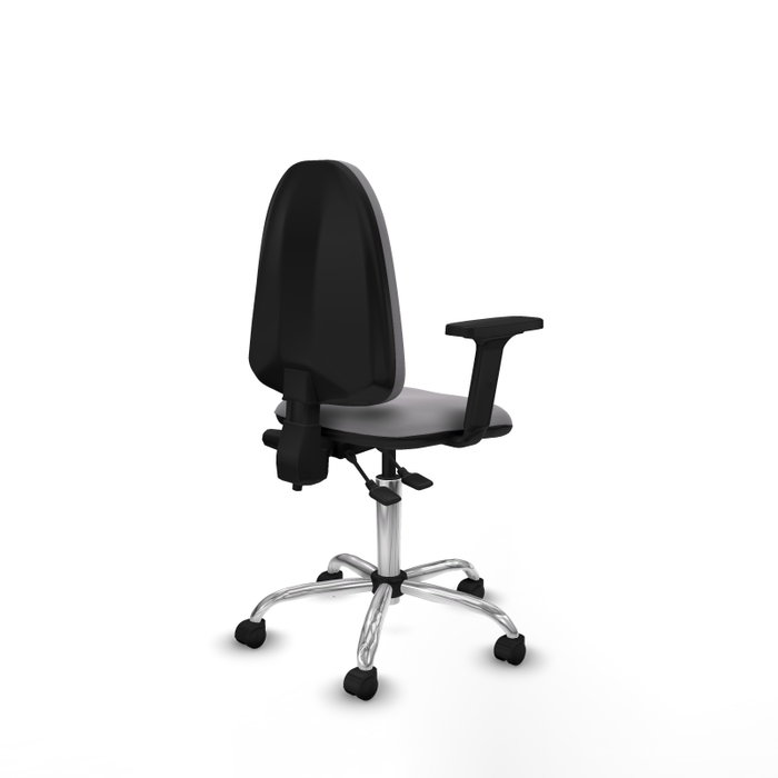 PIQUERAS Y CRESPO Silla de oficina Aýna Gris con Brazos 2D