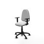 PIQUERAS Y CRESPO Silla de oficina Aýna Blanca con Brazos 1D