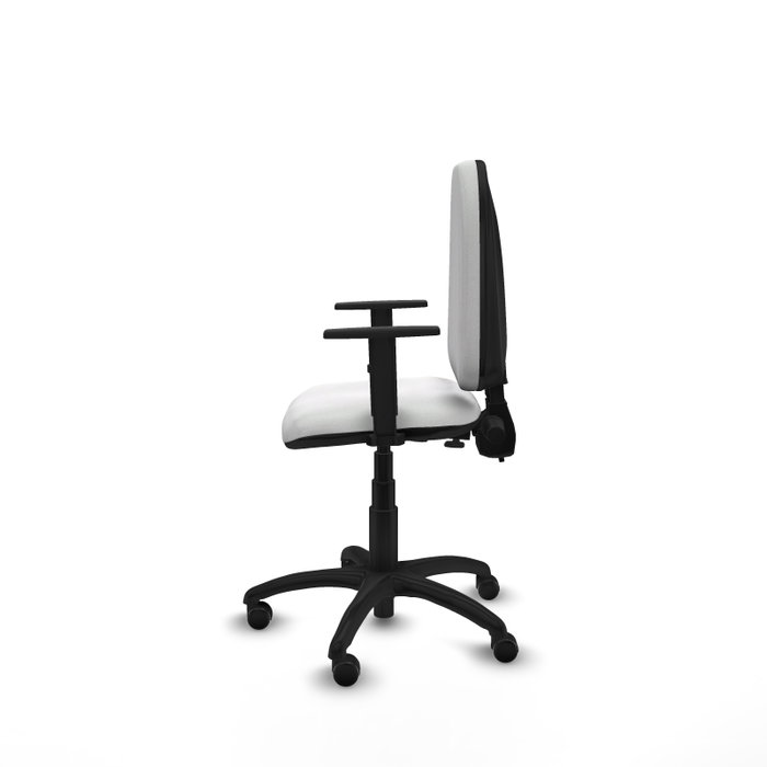 PIQUERAS Y CRESPO Silla de oficina Aýna Blanca con Brazos 1D