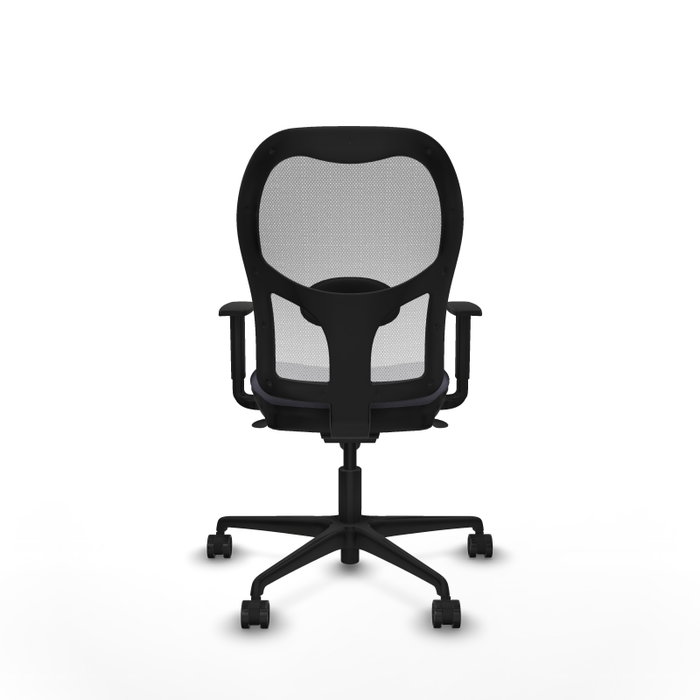 Silla de oficina Jorquera con mecanismo Sincro tapizada con Tela color Gris oscuro y malla color Blanco. Equipada con lumbar 1D, Brazos 1D y Ruedas 65mm nailon Silla de oficina Jorquera con mecanismo Sincro tapizada con Tela color Gris oscuro y malla color Blanco. Equipada con lumbar 1D, Brazos 1D y Ruedas 65mm nailon