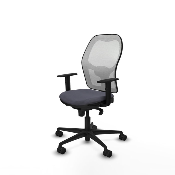 PIQUERAS Y CRESPO Silla de oficina Jorquera Gris oscuro y Blanco