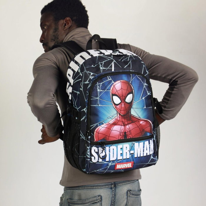 Karactermania Mochila Fight FAN 2.2 Spiderman Maximum Azul