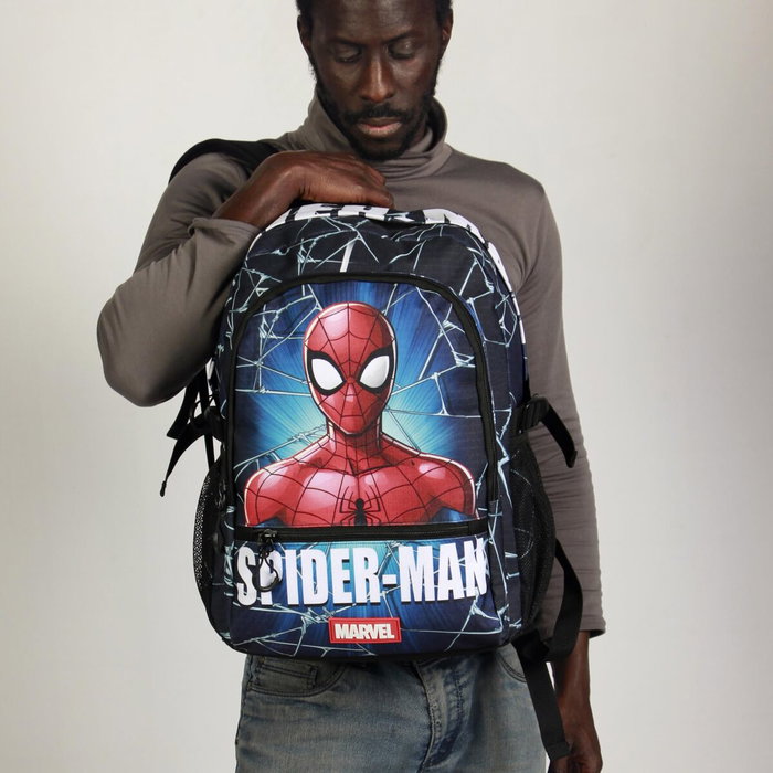 Karactermania Mochila Fight FAN 2.2 Spiderman Maximum Azul