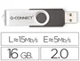 Q-connect Memoria USB Flash 16 GB 2.0 Negro