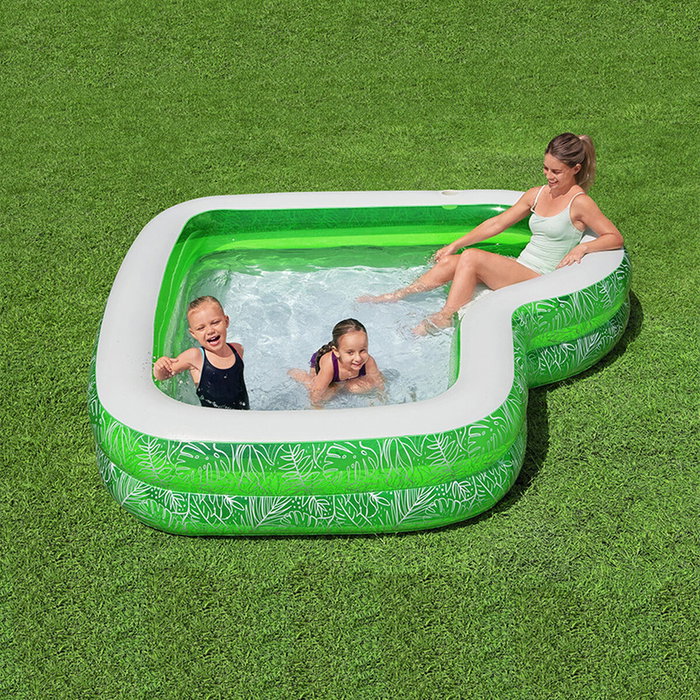 Bestway Piscina Hinchable 2 Camaras Tropical 231x231x51 cm Bestway Piscina Hinchable 2 Camaras Tropical 231x231x51 cm