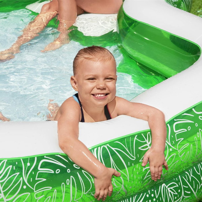 Bestway Piscina Hinchable 2 Camaras Tropical 231x231x51 cm Bestway Piscina Hinchable 2 Camaras Tropical 231x231x51 cm