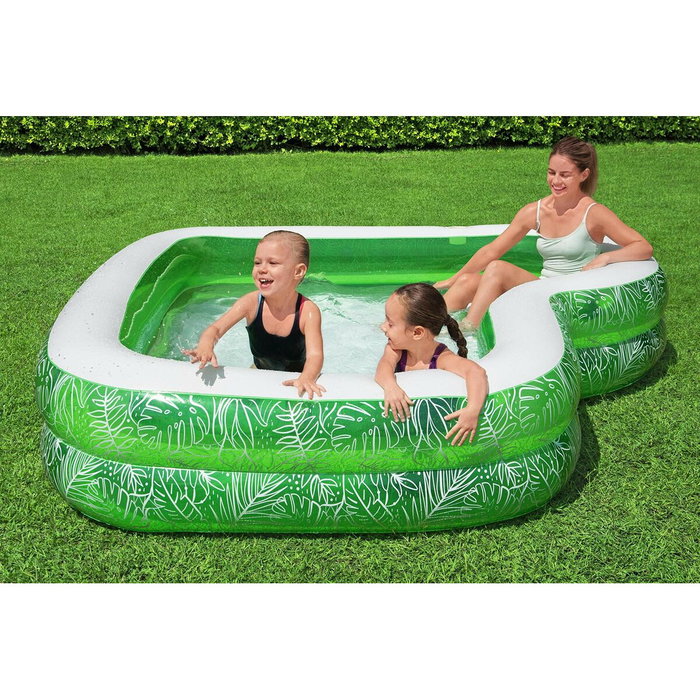 Bestway Piscina Hinchable 2 Camaras Tropical 231x231x51 cm Bestway Piscina Hinchable 2 Camaras Tropical 231x231x51 cm