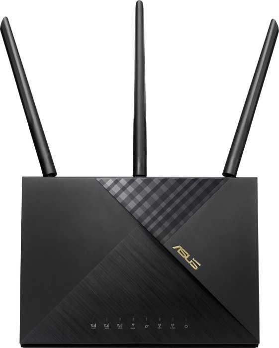 Asus 4G-AX56 Router LTE WiFi 6 Doble Banda Cat.6 300Mbps hasta 1800Mbps Portal Cautivo Seguridad