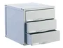 Archivo 2000 Archisystem Fichero Cajones Sobremesa 3 Cajones Color Gris 356x316x303 mm