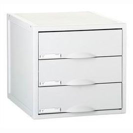 Archivo 2000 Módulo Archisystem Cajonera 3 Cajones 356x316x303 mm Gris