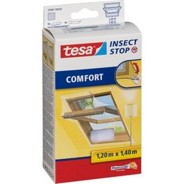 Tesa Mosquitera adhesiva para ventanas de tejado 1,2 x 1,4 m blanco 55881