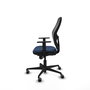PIQUERAS Y CRESPO Silla de oficina Jorquera con mecanismo Sincro, Azul marino y Negro