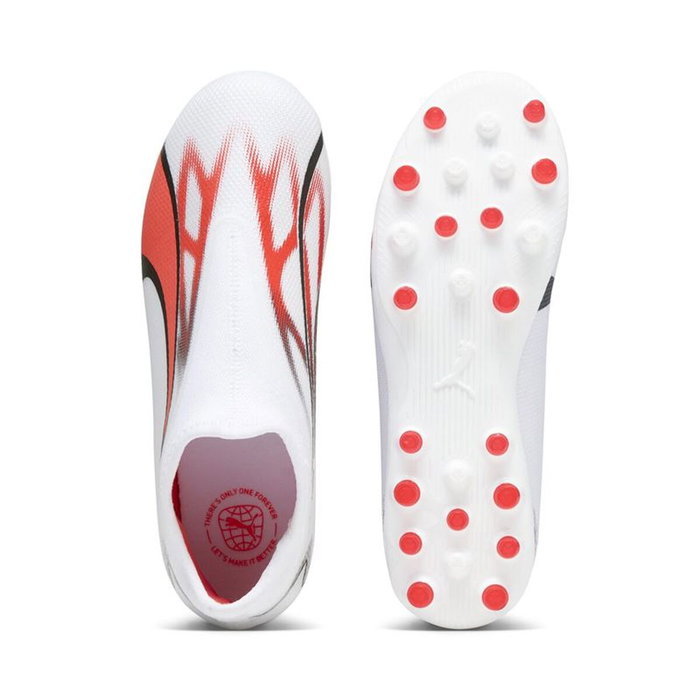 Botas de Fútbol para Niños Puma Ultra Match Ll Mg Blanco