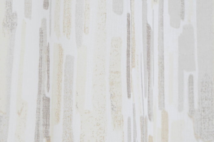 DKD Home Decor Cortina Visillo Poliester Verde Blanco 270 x 140 cm (2 Unidades)
