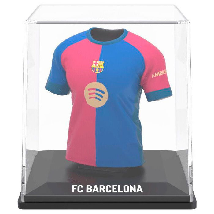 BANBO TOYS Figura Mini Camiseta FC Barcelona, Vinilo, Acrílico y Plástico Biodegradable