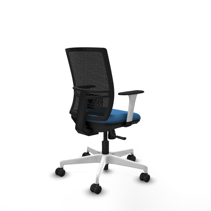 PIQUERAS Y CRESPO Silla de oficina Yunquera con mecanismo Sincro, Azul claro y Negro PIQUERAS Y CRESPO Silla de oficina Yunquera con mecanismo Sincro, Azul claro y Negro