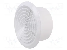 DOSPEL S.A. Rejilla de ventilación blanca Ø164x72mm