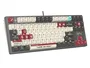 A4Tech Bloody S87 Pixels Red, teclado mecánico gaming TKL, interruptores BLMS Red Plus, disposición polaca