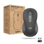 Logitech Signature M650 L for Business Ratón Inalámbrico Grafito