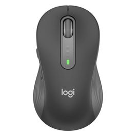Logitech Signature M650 L For Business - Ratón Inalámbrico Silencioso y Ergonómico para Manos Grandes Diestros con SmartWheel, Bluetooth y Receptor USB Logi Bolt, Grafito