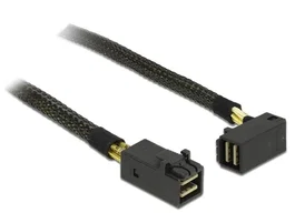 DeLOCK Cable Mini SAS HD SFF-8643 a Mini SAS HD SFF-8643 angulado 0,5 m