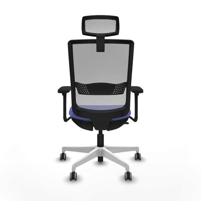PIQUERAS Y CRESPO Silla de oficina Haches con Mecanismo Sincro/Traslack, Azul claro y Gris PIQUERAS Y CRESPO Silla de oficina Haches con Mecanismo Sincro/Traslack, Azul claro y Gris