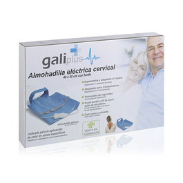 Galiplus Almohadilla Eléctrica Nuco-Cervical para Calor Seco/Húmedo, 3 Niveles, Termostato Seguridad, Funda Lavable