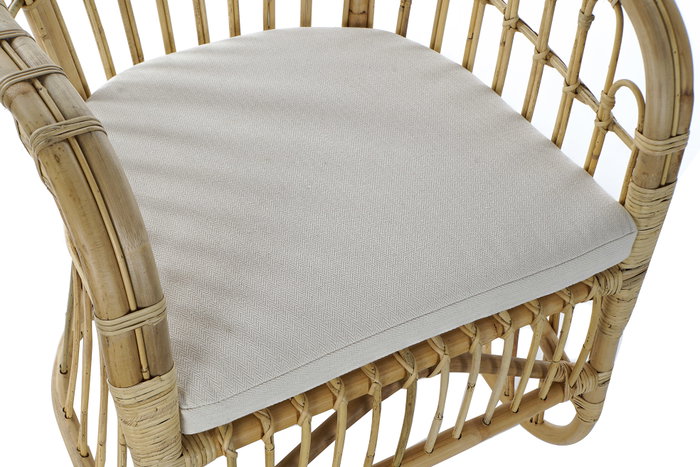 DKD Home Decor Sillón Balinés Ratán Marrón Claro 72 x 83 x 62 cm Hecho a Mano DKD Home Decor Sillón Balinés Ratán Marrón Claro 72 x 83 x 62 cm Hecho a Mano