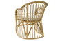 DKD Home Decor Sillón Balinés Ratán Marrón Claro 72 x 83 x 62 cm Hecho a Mano