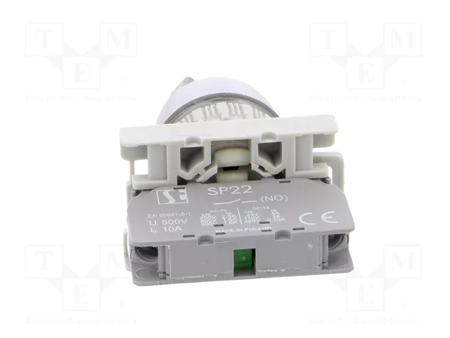 SPAMEL Interruptor Rotativo Negro de 22mm SPAMEL Interruptor Rotativo Negro de 22mm