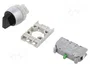 SPAMEL Interruptor Rotativo Negro de 22mm
